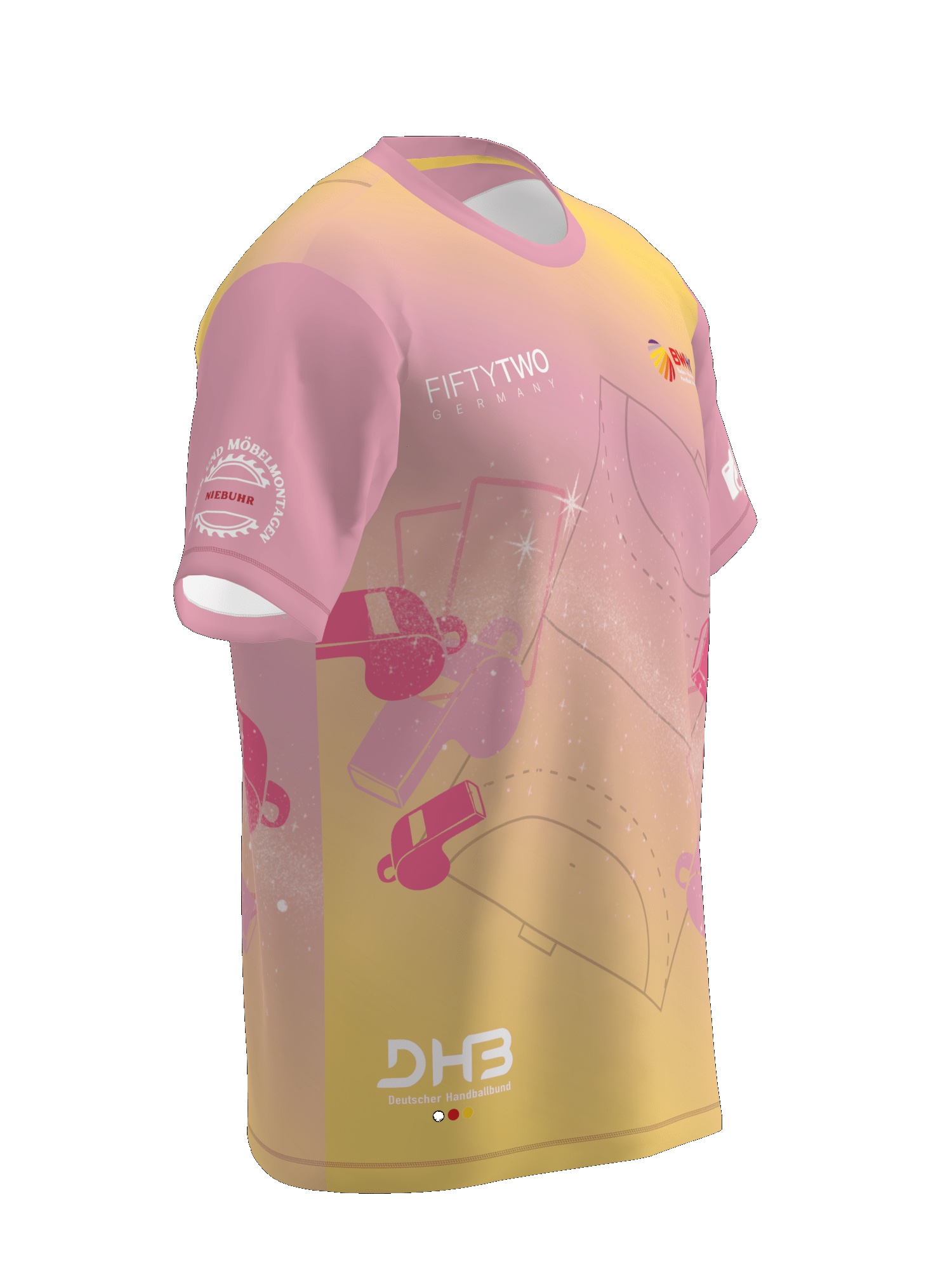Referee pink-gelb